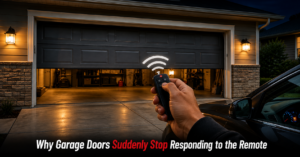 Garage door opener remote