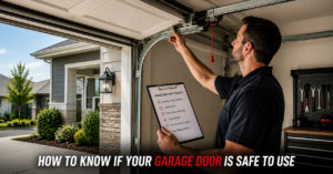 Garage door safety check