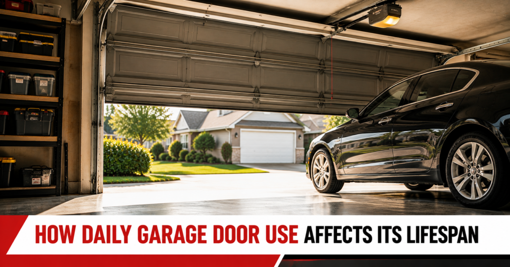 Garage door daily use and lifespan