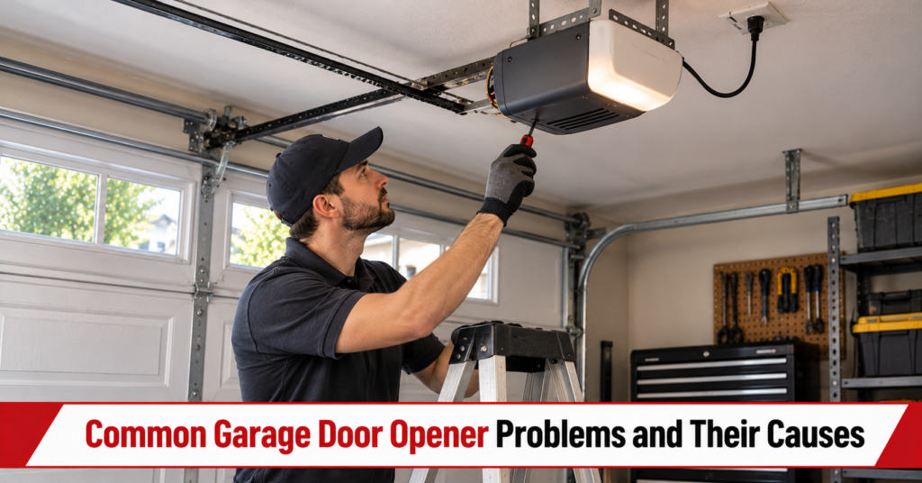 Common garage door opener problems and causes