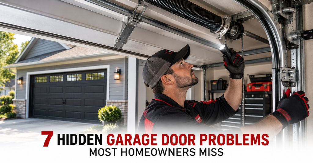 hidden garage door problems homeowner