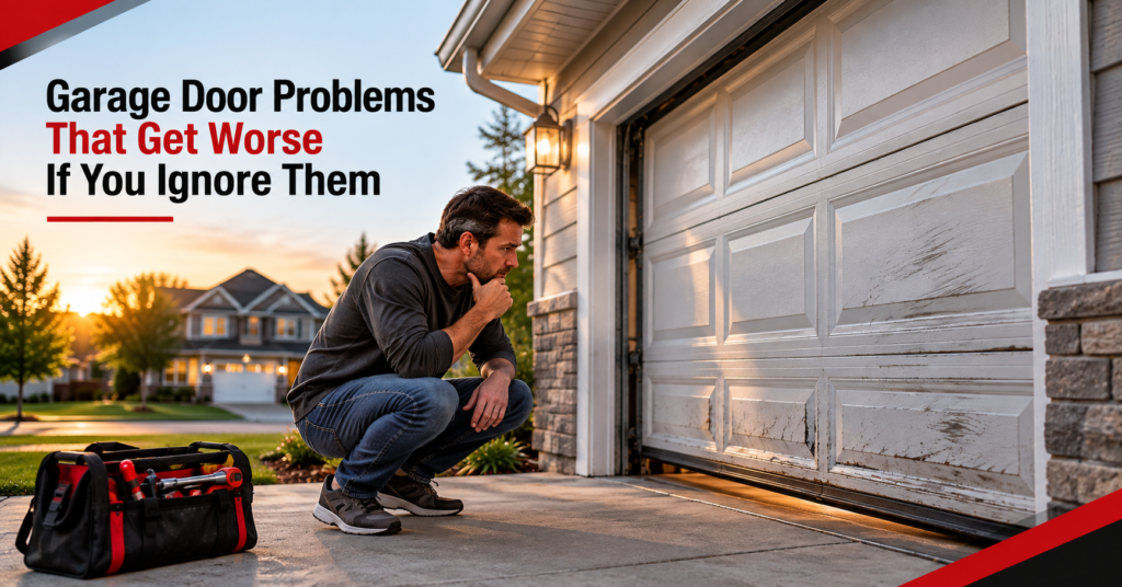 ignoring garage door problems